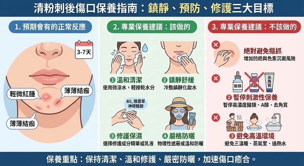 Post-extraction wound healing